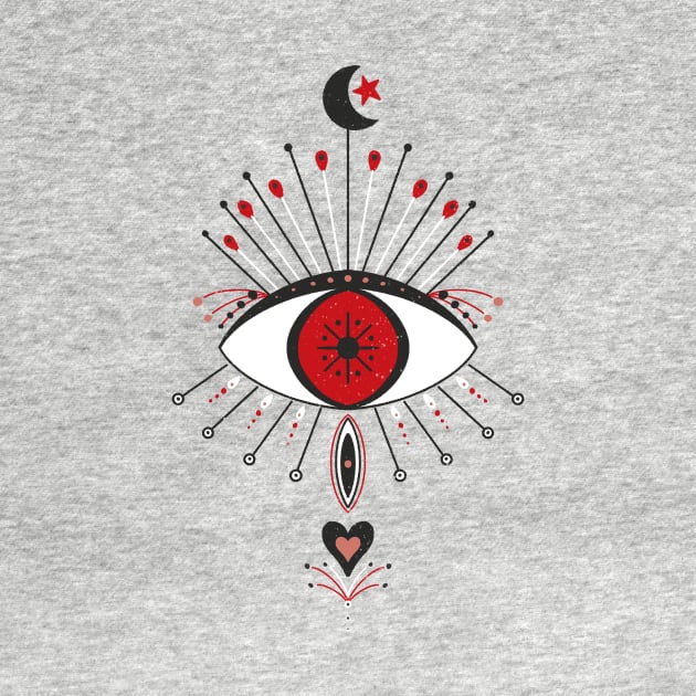 Black and red mystic eye by Home Cyn Home 